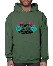 Nursing School Survivor Style Style 1280# - nurse- Hoodie