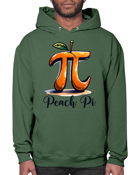 Peach Pi Math Teacher 32# - pi- Hoodie
