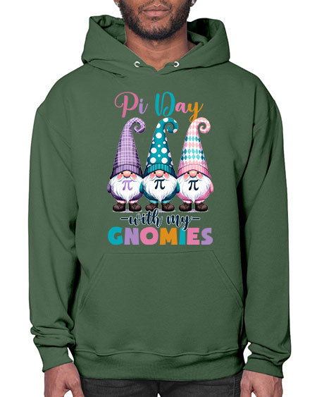 Pi Day Gnomies Funny Teacher 18# - pi- Hoodie