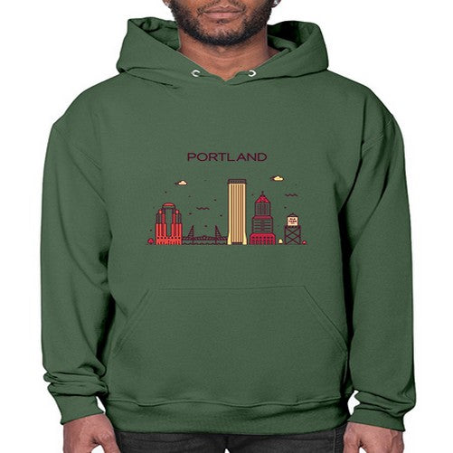 PortlandOregon 1682# - cities- Hoodie