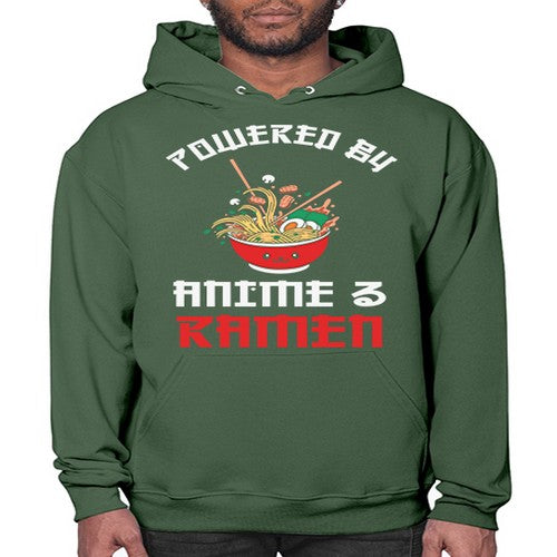 Powered by Anime amp Ramen 275# - anime- Hoodie