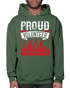 Proud Volunteer Firefighter Style 35# - volunteer- Hoodie