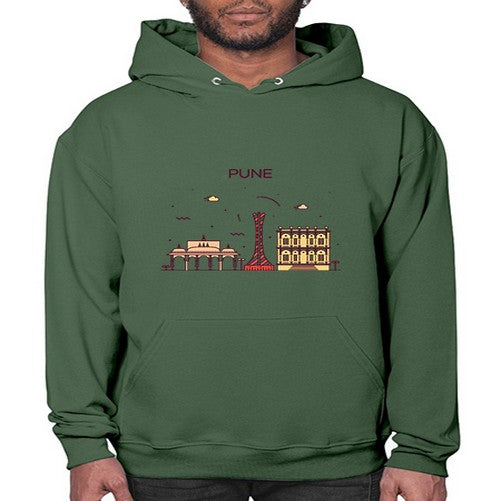 Pune 1696# - cities- Hoodie