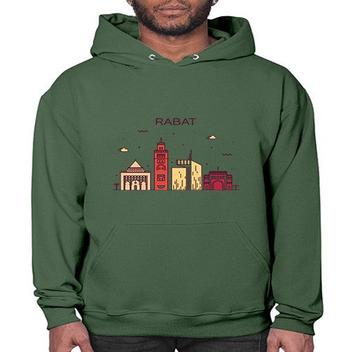Rabat 1706# - cities- Hoodie