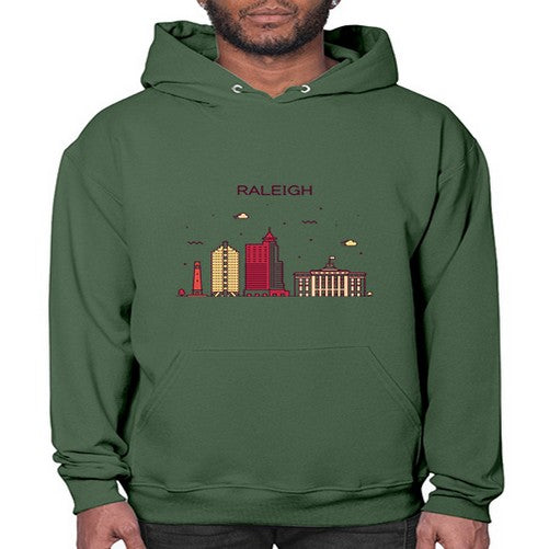 Raleigh 1710# - cities- Hoodie