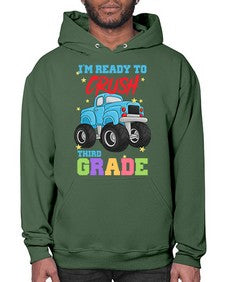 Ready to Crush third Grade 722# - third grade- Hoodie