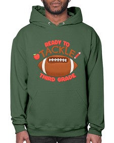 Ready to tackle third Grade 747# - third grade- Hoodie