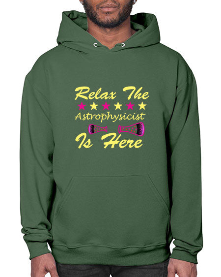 RelaxTheAstrophysicistIsHereScience tshirt design Sciencetshirtdesign 151# - general science- Hoodie