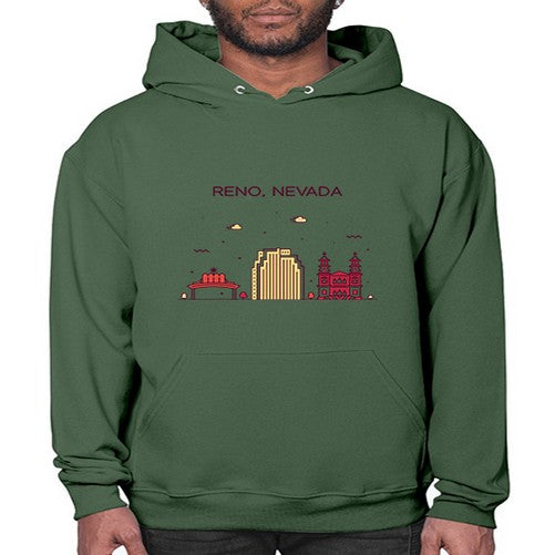 Reno 1714# - cities- Hoodie
