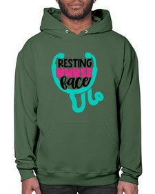 Resting Nurse Face Style Style 1355# - nurse- Hoodie