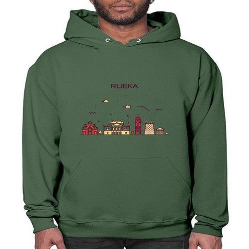 Rijeka 1732# - cities- Hoodie