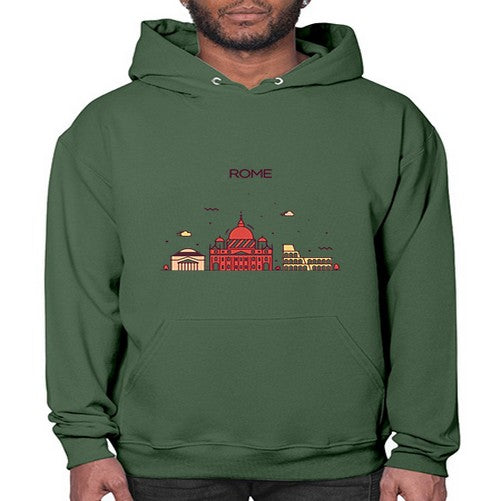 Rome 1750# - cities- Hoodie