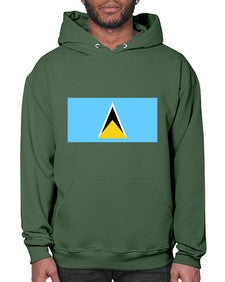 Saint Lucia 1765# - world flags- Hoodie