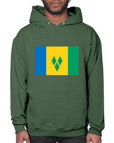 Saint Vincent and the Grenadines 1767# - world flags- Hoodie