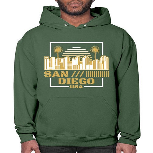 San Diego 1775# - cities- Hoodie