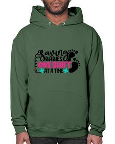 Saving Babies One Shift At A Time Style Style 1371# - nurse- Hoodie
