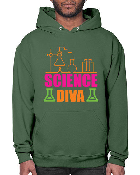 Science Diva 127# - general science- Hoodie