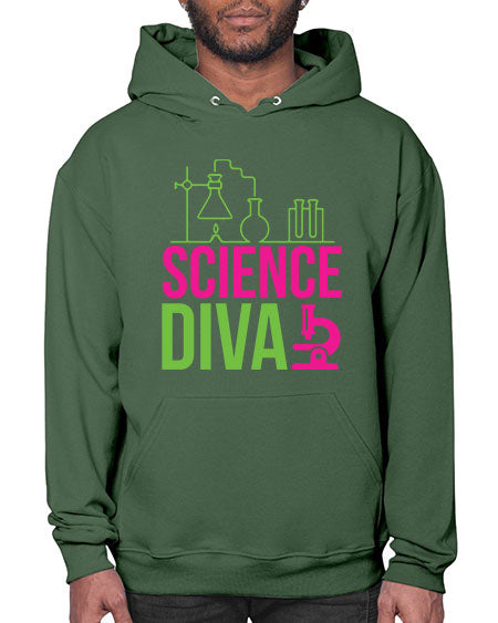 Science Diva 128# - general science- Hoodie