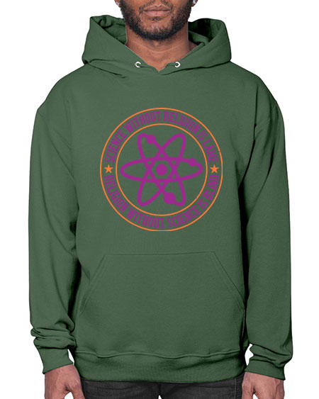 Science without religion is lame religion without science is blind 314# - general science- Hoodie