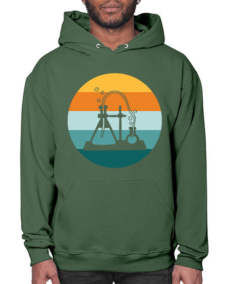 ScientistRetroSunsetScientistSkinite Scientist Skinite 39# - general science- Hoodie