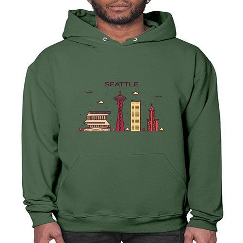 Seattle 1810# - cities- Hoodie