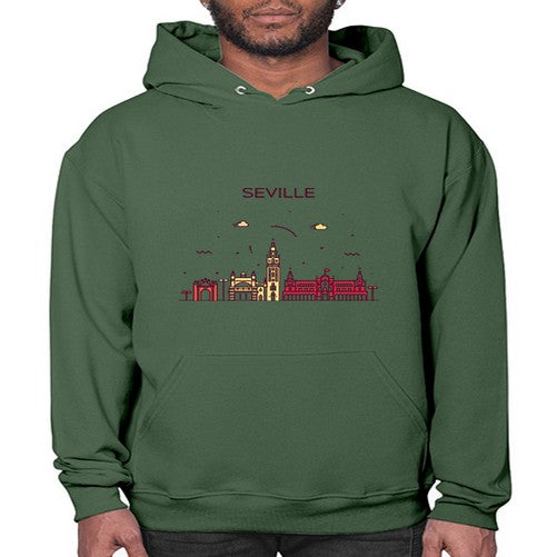 Seville 1821# - cities- Hoodie
