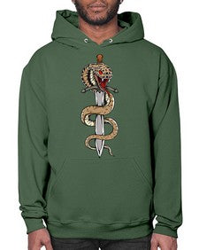 Snake 211# - cartoon animals- Hoodie