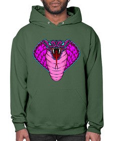 Snake 214# - cartoon animals- Hoodie