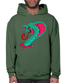 Snake 215# - cartoon animals- Hoodie