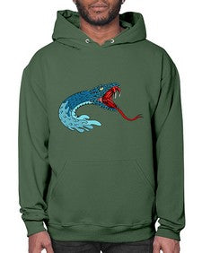 Snake 219# - cartoon animals- Hoodie