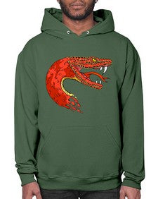 Snake 223# - cartoon animals- Hoodie