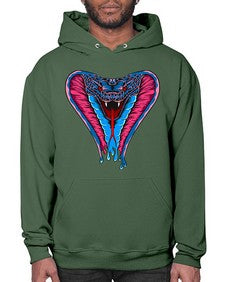 Snake 224# - cartoon animals- Hoodie