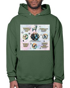 Straight Capricorn 471# - capricorn- Hoodie
