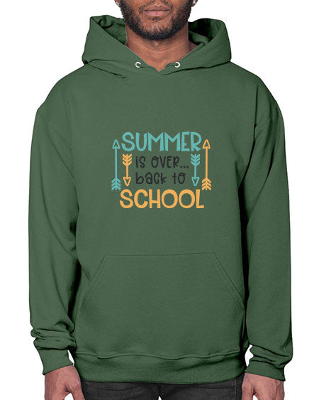 Summer is over back to school 12# - summer- Hoodie