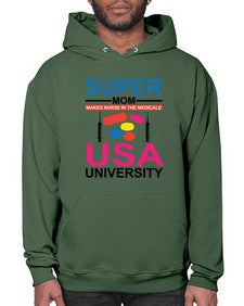 Super Mom Makes Nurse in the Style 1431# - nurse- Hoodie