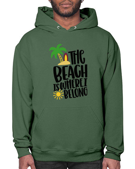The Beach Is Where I Belong Style 11# - summer- Hoodie