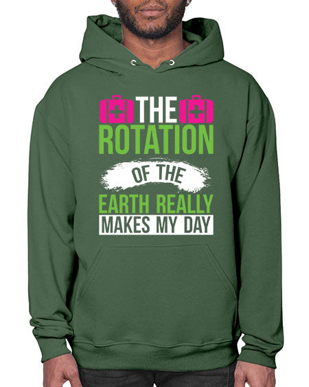 The Rotation Of The Earth Really Makes My Day 7# - nature- Hoodie