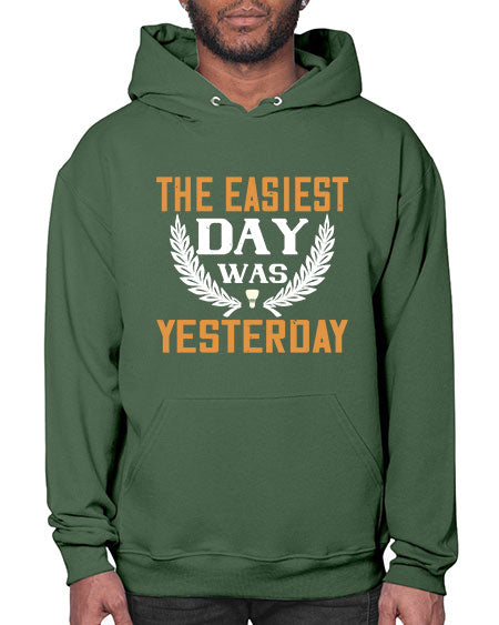 The easiest day was yesterday 1834# - badminton- Hoodie