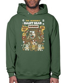 The incredible bear 251# - cartoon animals- Hoodie