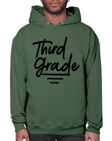 Third Grade 947# - third grade- Hoodie