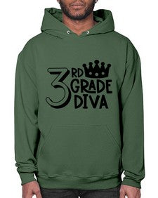 Third Grade Diva 953# - third grade- Hoodie