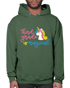 Third Grade Is Magical 963# - third grade- Hoodie