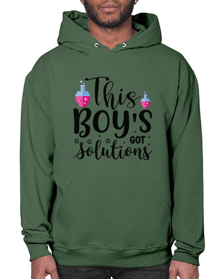 This Boy s Got Solutions 20# - general science- Hoodie