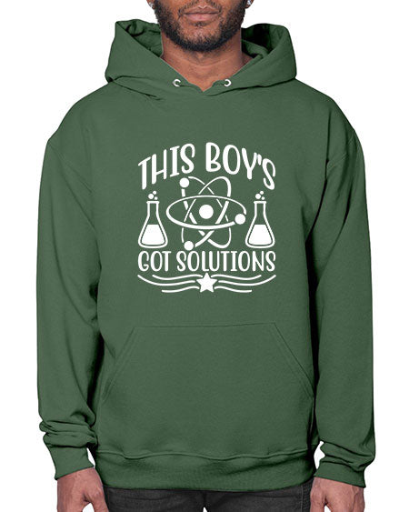 This Boy s Got Solutions 21# - general science- Hoodie