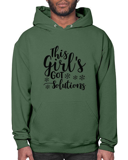 This Girl s Got Solutions 17# - general science- Hoodie