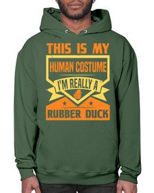 This Is My Human Costume Im Really A Rubber Duck Style 13# - ducks- Hoodie