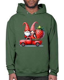 Truck Gnome Strawberries 1673# - strawberry- Hoodie