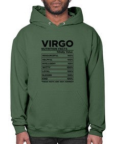 Virgo Nutrition Facts 530# - virgo- Hoodie
