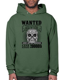 Wanted 1204# - skull and bones- Hoodie