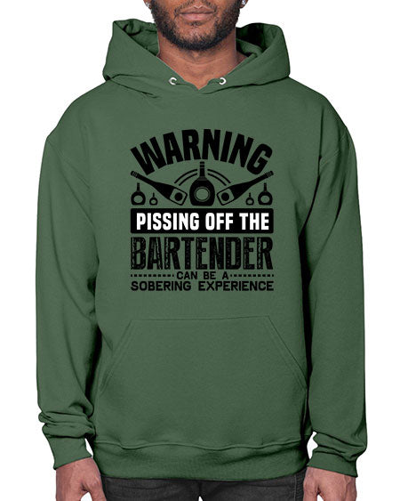 Warning Style 462# - bartender- Hoodie